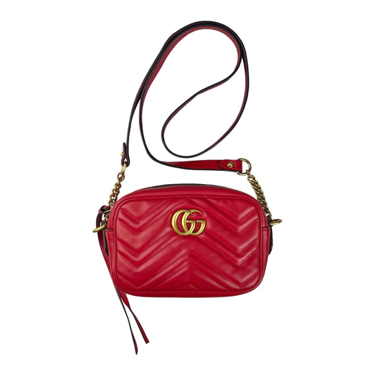 Gucci GG Marmont Leather Crossbody Bag