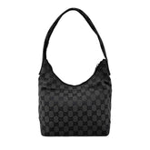 Gucci GG Canvas Shoulder Bag Black