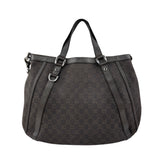 gucci gg denim abbey d ring satchel front