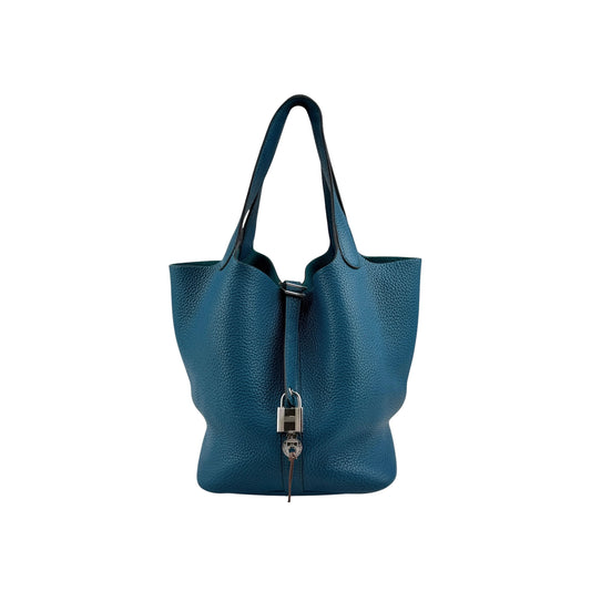 Hermes 22 Colvert Clemence Leather Picotin Lock Bag