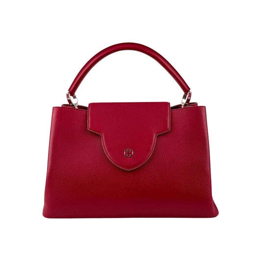 Louis Vuitton Cherry Taurillon Leather Capucines GM Bag