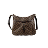 louis vuitton bloomsbury crossbody brown canvas front