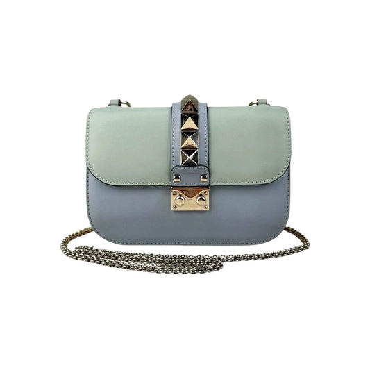 Valentino Multicolour Leather Rockstud Glam Lock Flap Bag