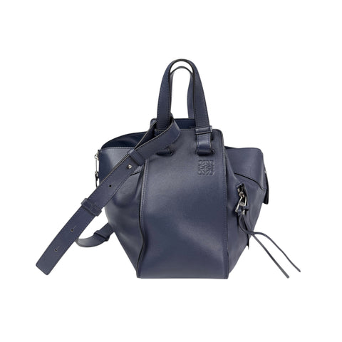 Loewe Hammock Medium in Blue Leather