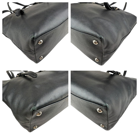 Prada Black City Sport Leather Tote Bag