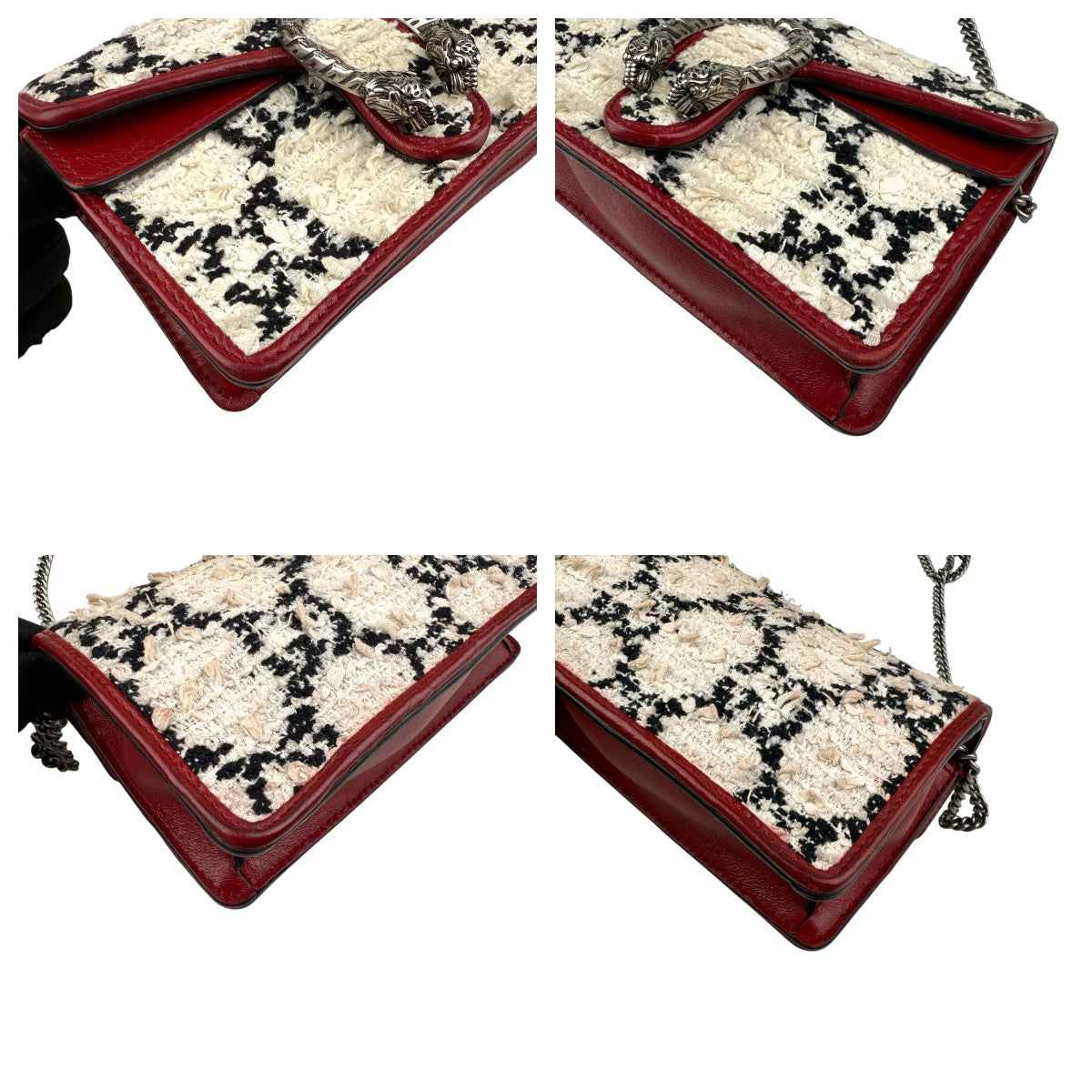 Gucci Mini GG Tweed Dionysus crossbody bag