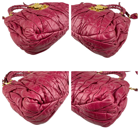 Miu Miu Matelassé Two-Handle Shoulder Bag