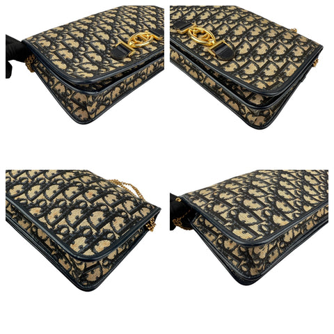 Christian Dior Oblique Jacquard Chain Handbag