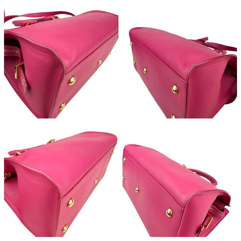 Saint Laurent Petit Cabas Y-line Shoulder Bag Pink