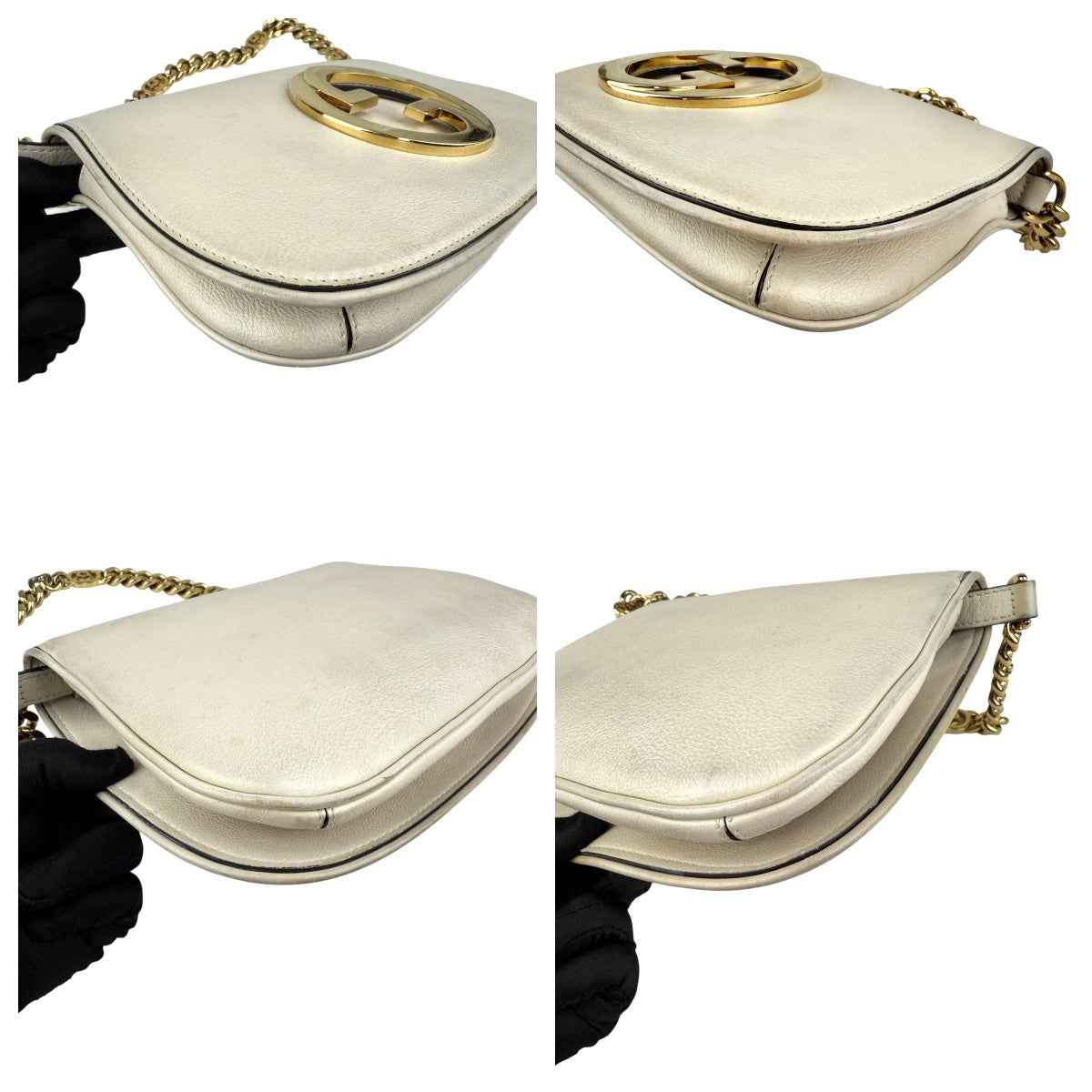 GUCCI Blondie Leather Shoulder Bag