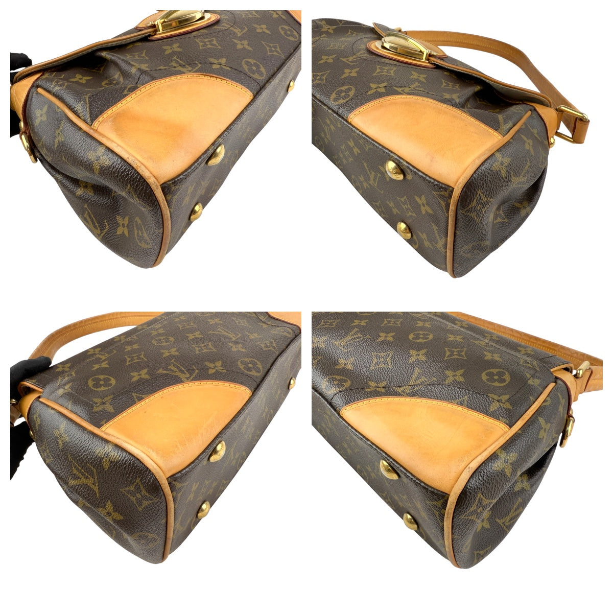 Pre-owned louis vuitton beverly shoulder bag front