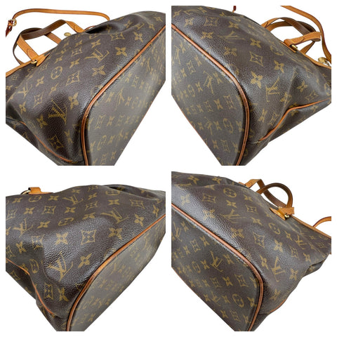 Louis Vuitton Palermo Shoulder Bag Brown Canvas