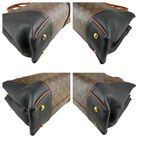 Louis Vuitton Black Monogram Canvas W Tote