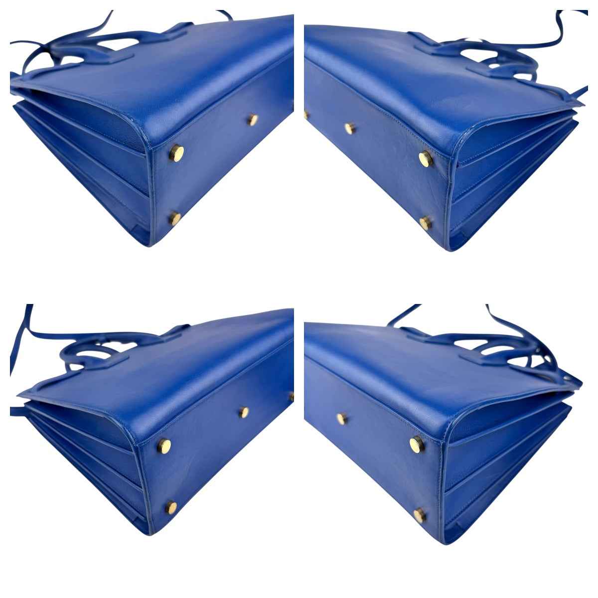 Large Saint Laurent Sac De Jour Tote Sapphire