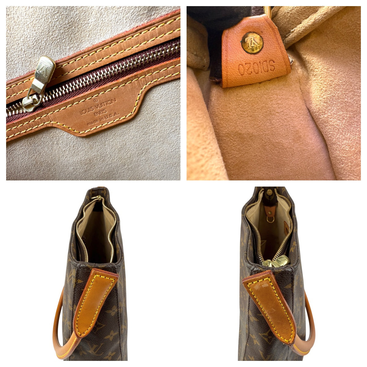 Pre-owned Louis Vuitton Monogram Canvas Looping GM bag