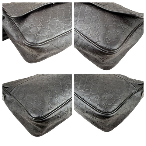 Gucci Messenger Monogram Guccissima  Black