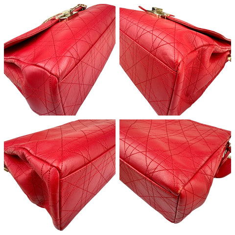 Dior Diorling Shoulder Bag Red