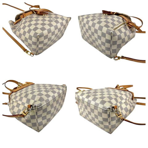 Louis Vuitton Damier Azur Canvas Sperone Backpack Bag