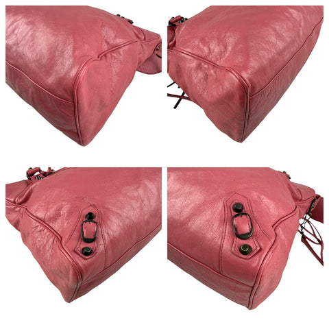 Balenciaga Velo Classic Studs Bag Leather Medium City Bag