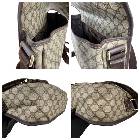 Gucci Messenger Monogram GG Supreme Beige