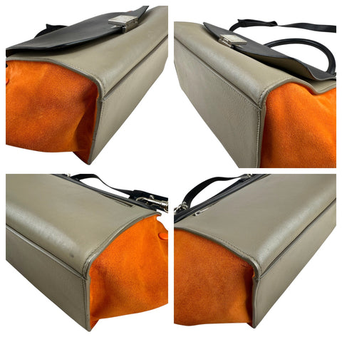 Celine Tricolor Trapeze Bag Leather handbag