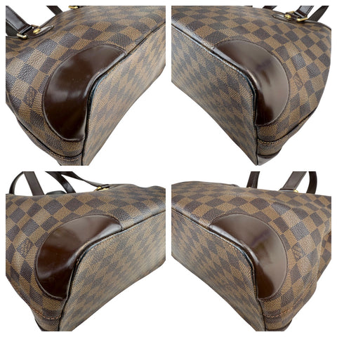 Louis Vuitton Hampstead Shoulder Bag PM Brown Canvas