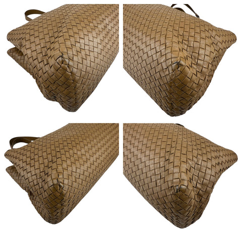 Bottega Veneta Medium Nappa Intrecciato Double Chain Tote