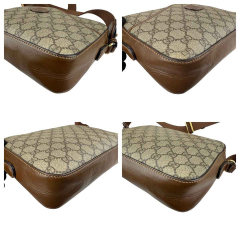 Gucci GG Supreme Messenger Brown Bag