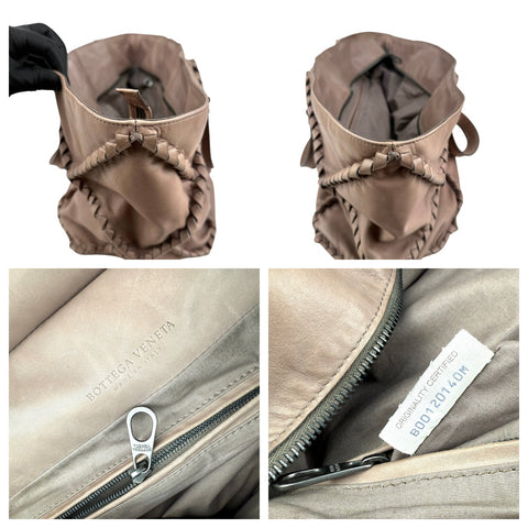 Pre-owned Bottega Veneta Calfskin Intrecciato Diamond Tote Pompei