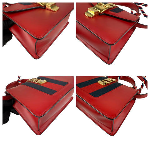 Gucci Sylvie Top Handle leather Shoulder Bag