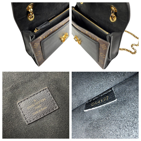 Louis Vuitton Monogram Canvas Black Victoire Bag