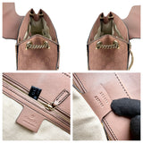 Gucci Camelia Guccissima Leather Emily Chain Shoulder Bag