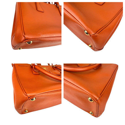 Prada Galleria Saffiano leather bag Orange