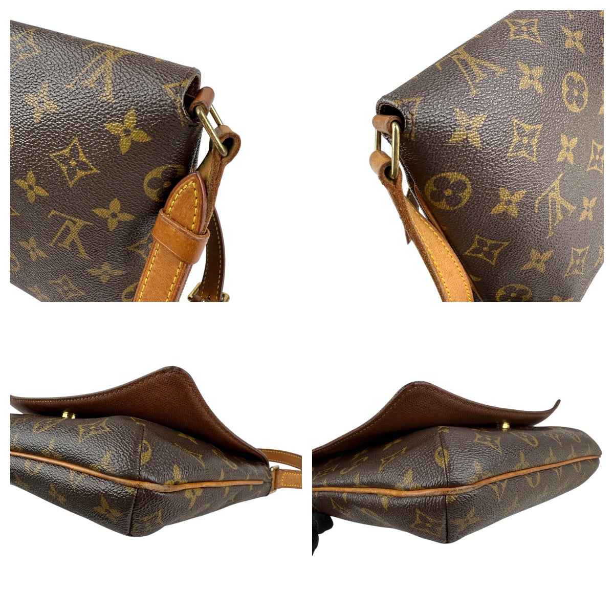 Louis Vuitton Musette Tango Monogram Canvas Shoulder Bag