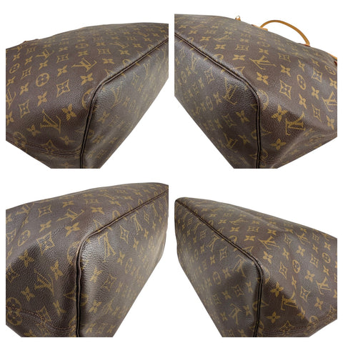 Louis Vuitton Neverfull Tote GM Brown Canvas Monogram