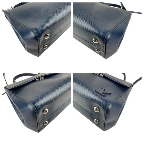 Louis Vuitton Indigo Epi Leather Cluny Bag
