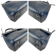 Pre-owned louis-vuitton-medium-cluny-leather-handbag-indigo-epi