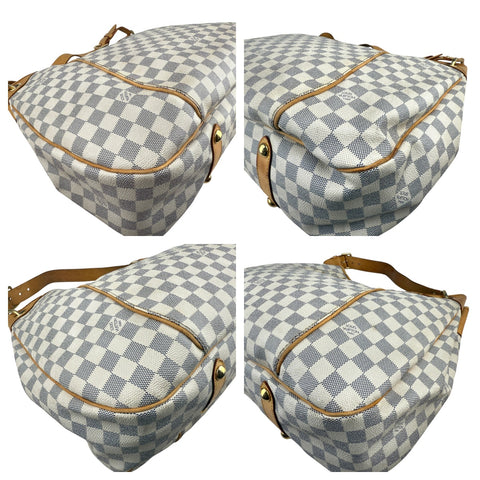 Louis Vuitton Galliera Shoulder Bag GM White Canvas