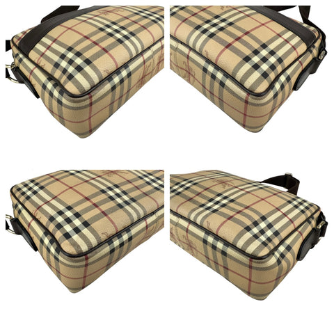 Pre-owned burberry house check shoulder bag front