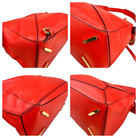 Loewe Medium Puzzle Bag Satchel Red