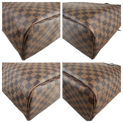 Pre-owned louis-vuitton-neverfull-mm-brown-canvas-front-view