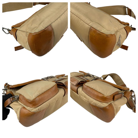Prada Shoulder Bag  Brown  Nylon
