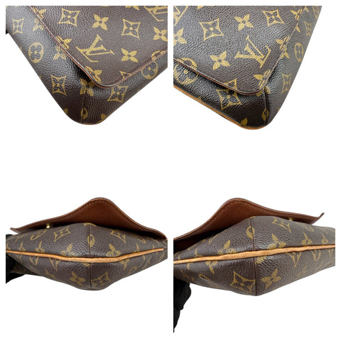 Brown Louis Vuitton Monogram Musette Tango Short Strap Shoulder Bag