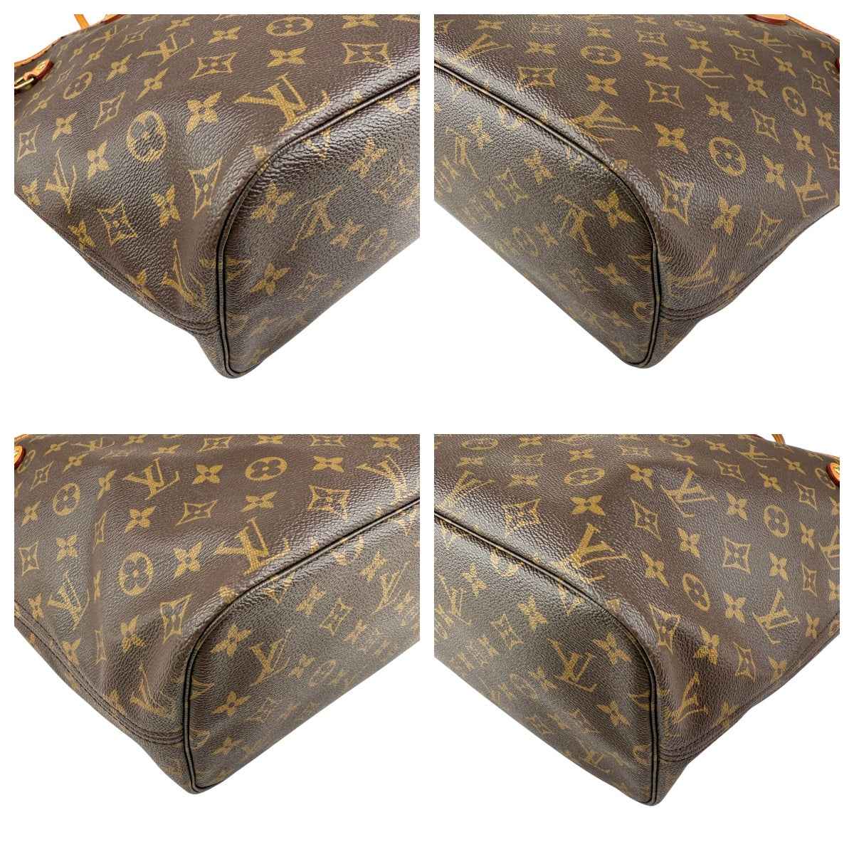 Louis Vuitton Neverfull Tote MM Brown Canvas Monogram