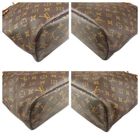 Louis Vuitton Neverfull Tote MM Brown Canvas Monogram
