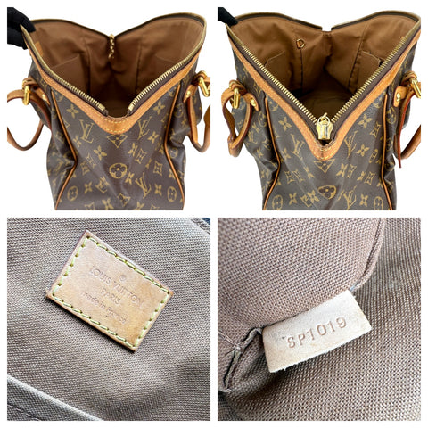 Louis Vuitton Tivoli GM Monogram Shoulder Bag Brown