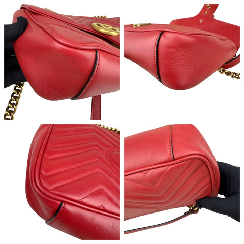 Gucci Marmont Red Shoulder Bag