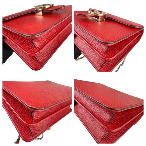 Gucci Small Dollar Interlocking G Crossbody Red
