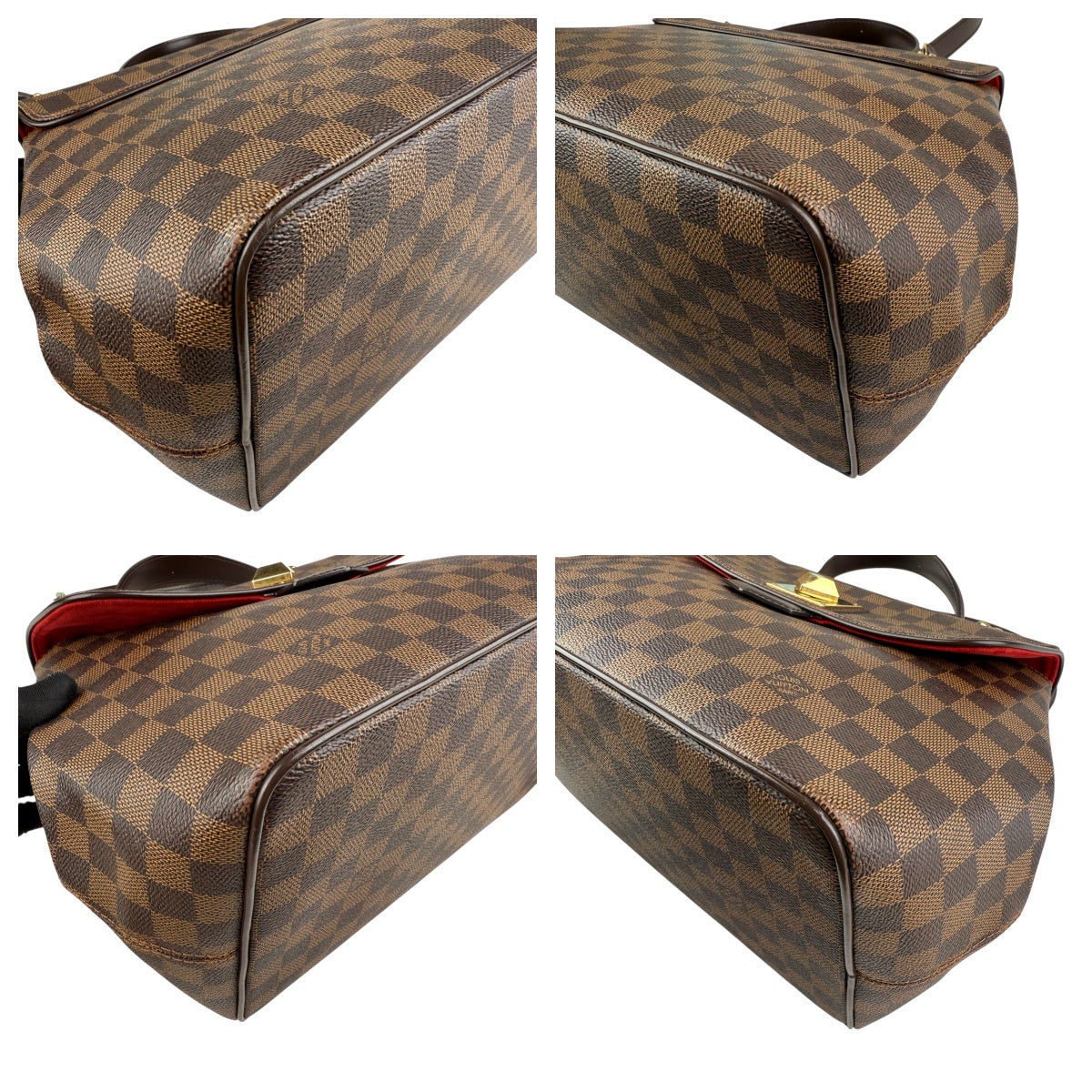 Pre-owned louis-vuitton-damier-canvas-bergamo-bag