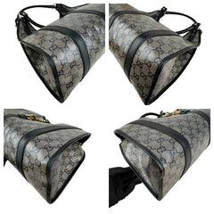 Pre-owned gucci-crystal-gg-canvas-medium-joy-shoulder-bag-front